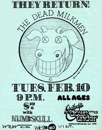 Dead Milkmen at Peabody's Down Under, Cleveland Flats